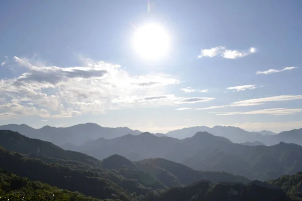 A far-away look to Great Wall of China. Pic was taken in Badalin