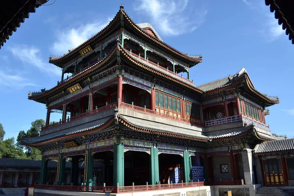 The temples and buildings around Summer Palace in Beijing. Pic w — Stock Photo, Image