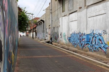 Alan çevresinde Kota Lama (Old Town) Semarang, Endonezya