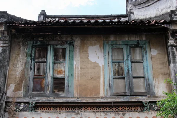 Oud huis rond de Chinese "Benteng" Gemeenschap in Indonesië — Stockfoto