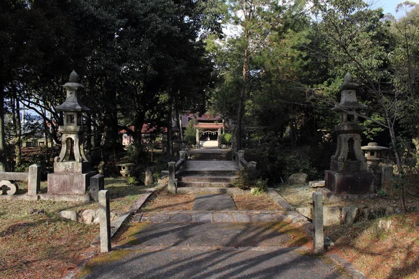 Traducción: "El santuario sintoísta, Naganohachimangu" en Yamaguchi , —  Fotos de Stock
