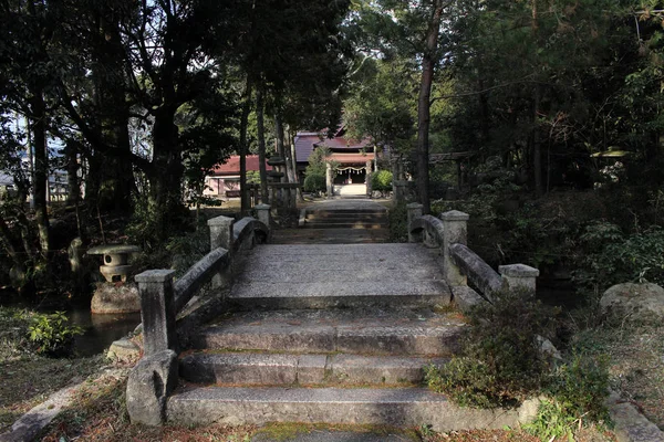 翻訳:「神社、Naganohachimangu」山口県, — ストック写真