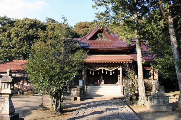 Traduzione: "Il santuario shintoista di Naganohachimangu" a Yamaguchi , — Foto Stock