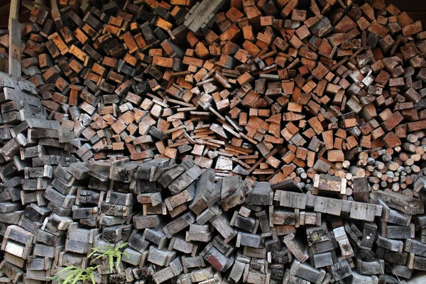 Stacks of raw Japanese woods — Stock Photo, Image