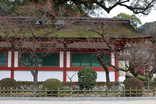 日本福冈 Dazaifu Tenmangu 的建筑细节 — 图库照片