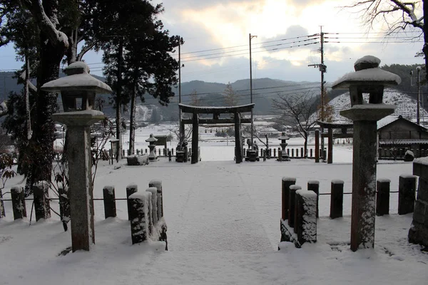 Traduzione: "Santuario Onechi" in Iizuka, Fukuoka, Giappone, durante s — Foto Stock