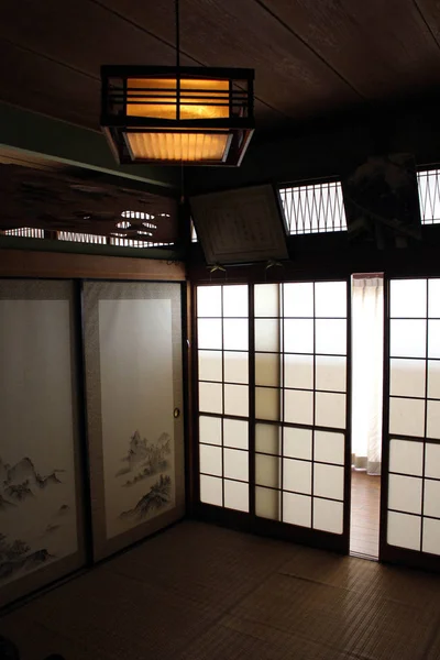 Translation: "A traditional room", at an old Japanese house in F Royalty Free Stock Images