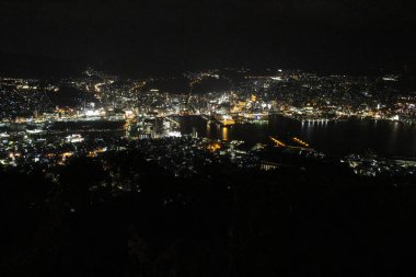 Mount Inasa, Nagasaki gece manzarası