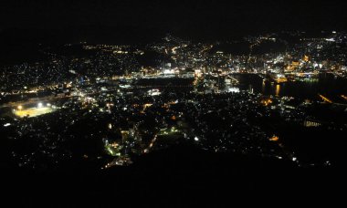 Mount Inasa, Nagasaki gece manzarası