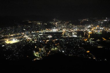 Mount Inasa, Nagasaki gece manzarası