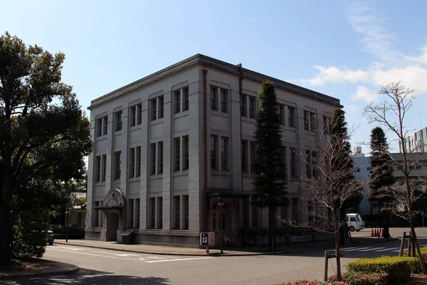 Будівель навколо Тойота пам'ятні музей промисловості — стокове фото