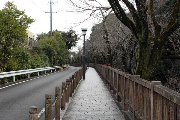 Sulla strada per il castello di Inuyama nella prefettura di Aichi — Foto Stock
