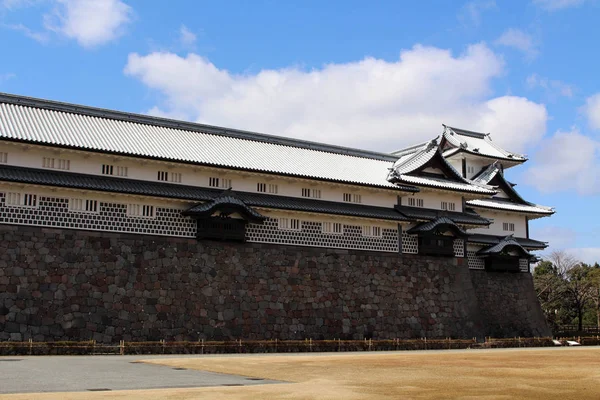 La situación en torno al castillo de Kanazawa en la prefectura de Ishikawa, loc —  Fotos de Stock
