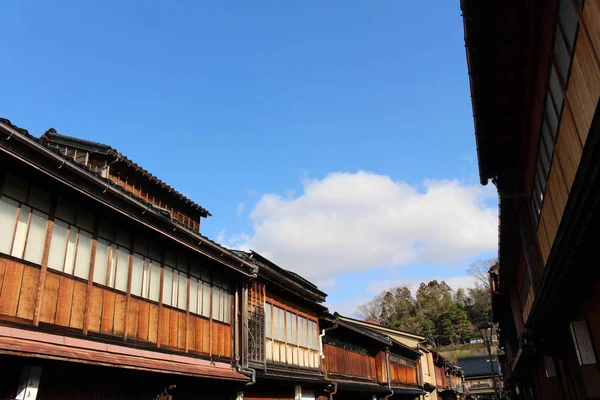 Higashi Chaya, druh starého města Kanazawa který také populární — Stock fotografie