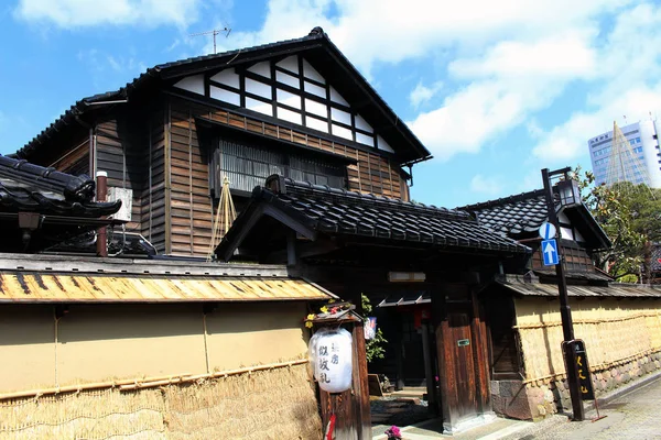 L'area di Nagamachi, conosciuta come distretto dei samurai di Kanazawa — Foto Stock