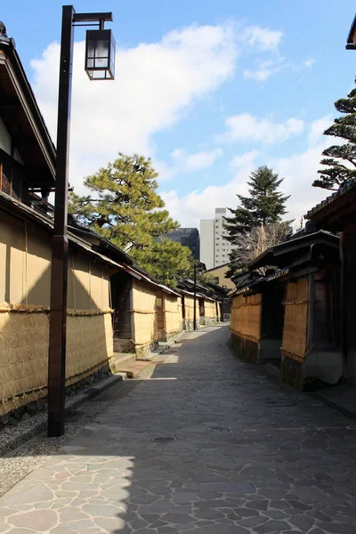 The Nagamachi area, known as samurai district of Kanazawa — Stock Photo, Image