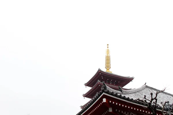 Překlad: Sensoji chrám v Asakusa, pravděpodobně nejznámější — Stock fotografie