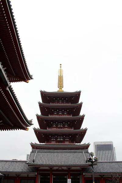 Übersetzung: Sensoji-Tempel in Asakusa, — Stockfoto