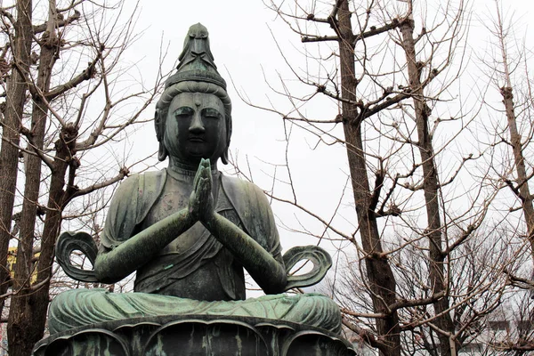 A Buddha szobor, ezen a környéken: Asakusa Sensoji templom — Stock Fotó