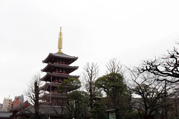 Übersetzung: Sensoji-Tempel in Asakusa, — Stockfoto