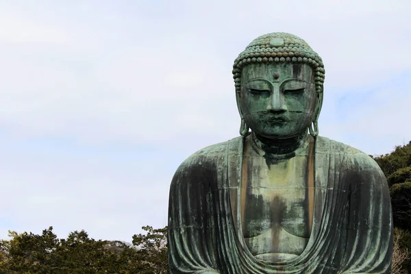 Vertaling: De grote Boeddha van Kamakura, of "Kotoku-in" — Stockfoto