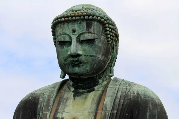 Vertaling: De grote Boeddha van Kamakura, of "Kotoku-in" — Stockfoto