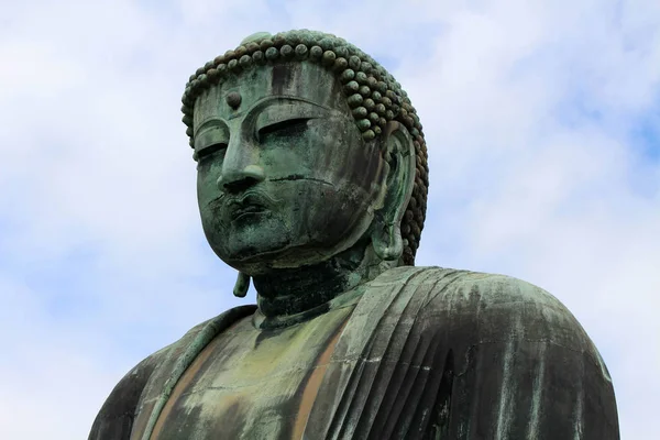 Vertaling: De grote Boeddha van Kamakura, of "Kotoku-in" — Stockfoto
