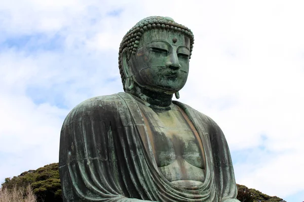 Traducción: El Gran Buda de Kamakura, o Kotoku-in " — Foto de Stock