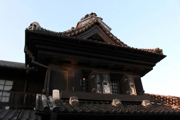 La histórica ciudad de Kawagoe y su icónica torre —  Fotos de Stock