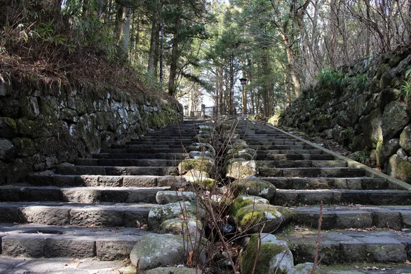 東照寺に行く途中の階段. — ストック写真