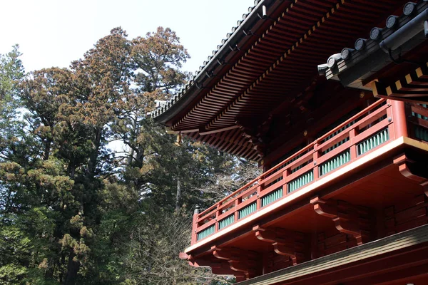 Храми навколо Nikko, до досягнення Toshogu храму - які — стокове фото