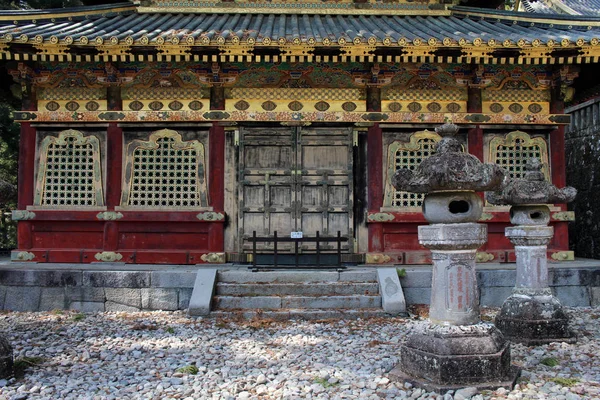 Kolem chrámu Toshogu (uzavření seznamu světového dědictví) z Nikko, J — Stock fotografie