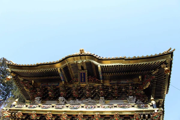 Перевод: Храм Тошогу (включен в список Всемирного наследия) — стоковое фото