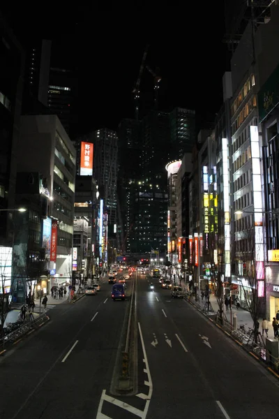 The situation around Shibuya district at night — Stock Photo, Image