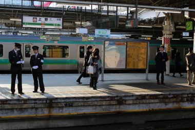Kalabalık, Paketli ve Japon tren strati hayata şifreli