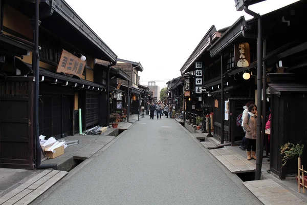 Übersetzung: Gegend um Sanmachi, die alte Stadt Takayama — Stockfoto