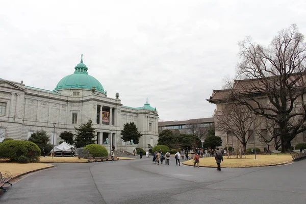 Situace kolem Tokijské národní muzeum, budovy jsou im — Stock fotografie