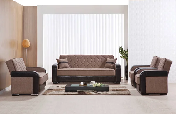 Sofa set in the interior