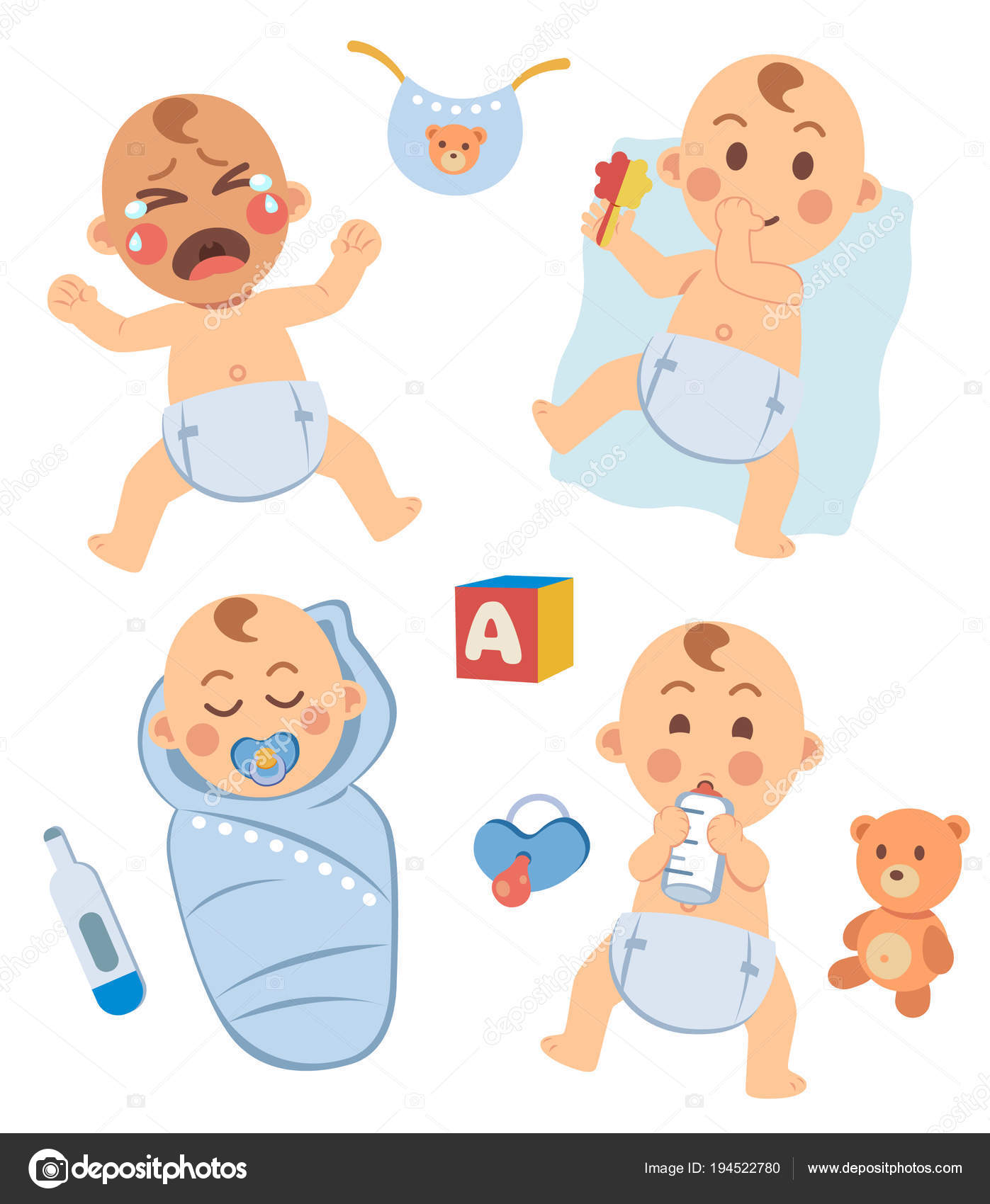 Bebe Tomando Leche Vectores Graficos Imagenes Vectoriales Depositphotos