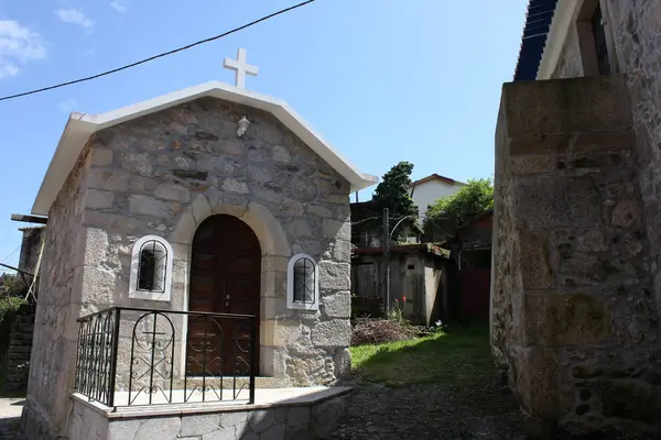 Eski Avrupa terk edilmiş köy 