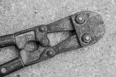 El ile inşaat çalışması için araçları