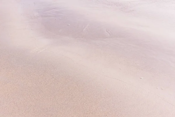 Κλειστή Παραλία Χείλος Πολύ Λεπτή Άμμο Φόντο — Φωτογραφία Αρχείου