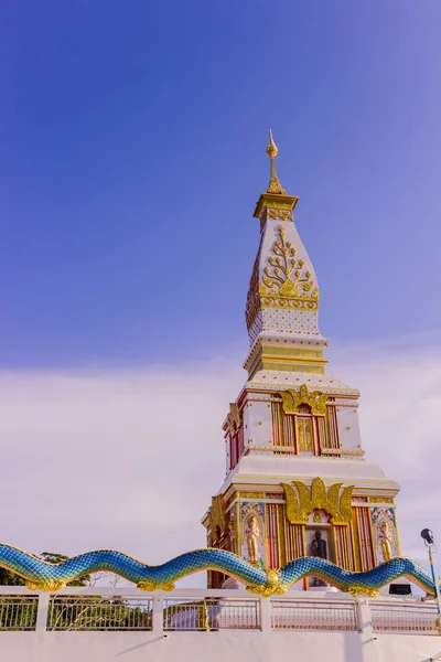 Thai Buddhist pagoda at Doi Thepnimit temple on Patong hilltop. — Stock Photo, Image