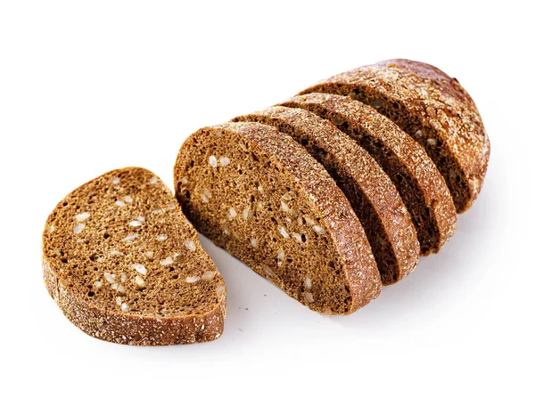 Sliced loaf of rye bread — Stock Photo, Image
