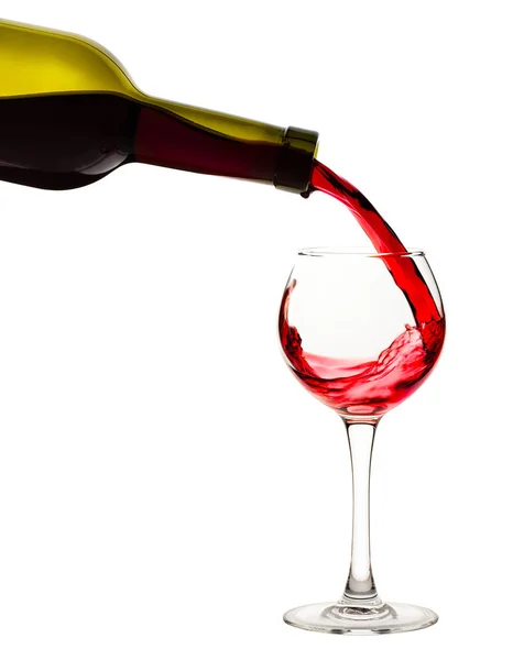 Rotwein im Glas — Stockfoto