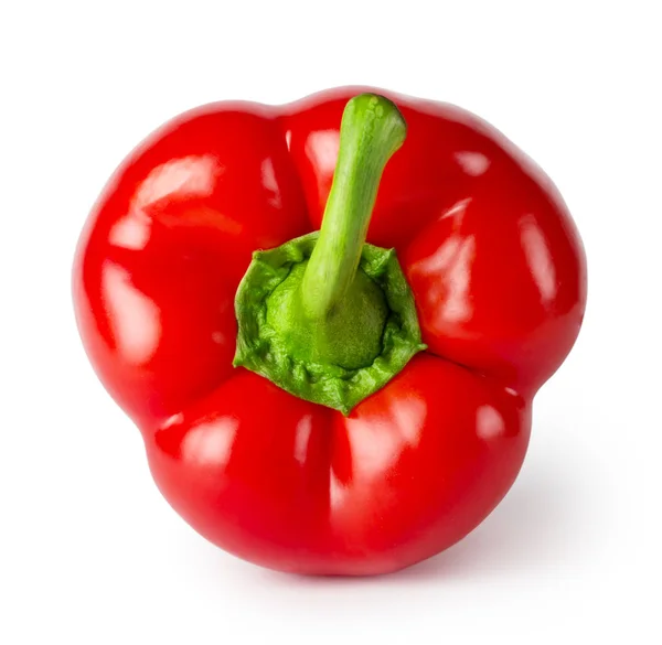 Top of red bell peppers — Stock Photo, Image