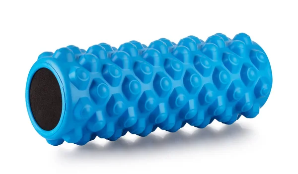 Opleiding blauwe massage roller — Stockfoto