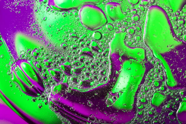 含油性水滴的抽象背景 — 图库照片
