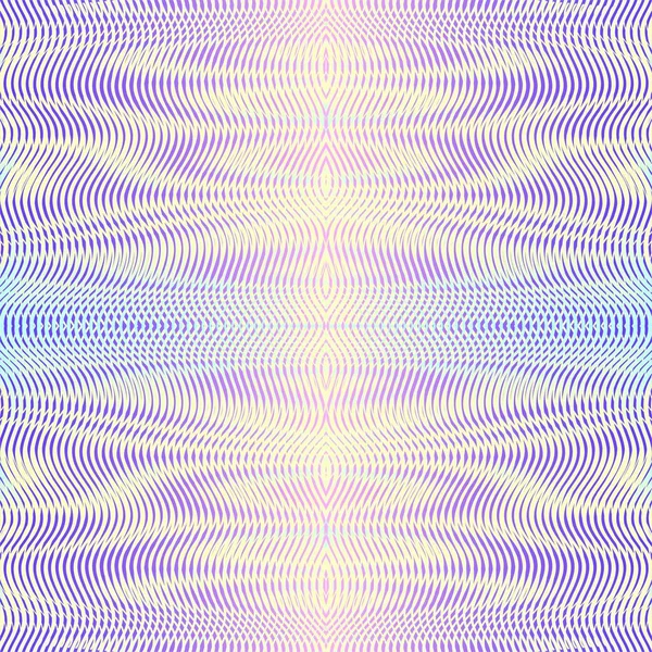 Symmetrisk Abstrakt lutning linjär optisk illusion bakgrund — Stock vektor