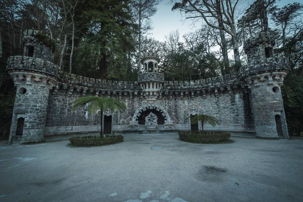 Sintra Portugal Januar 2020 Fülle Brunnen Monument Bestehend Aus Einer — Stockfoto